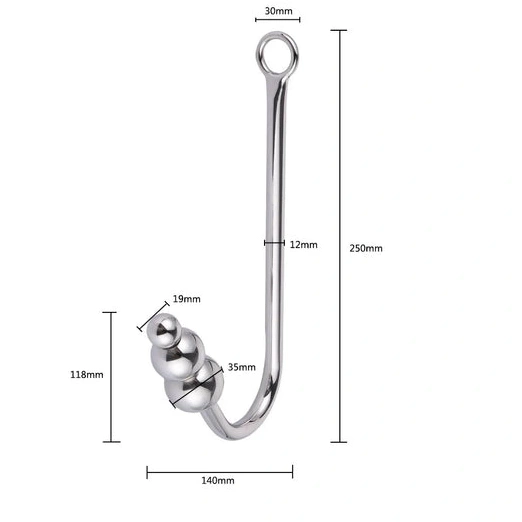 and Elegant Hook Collar Anal 5334 Beaded with Cuffs 0824